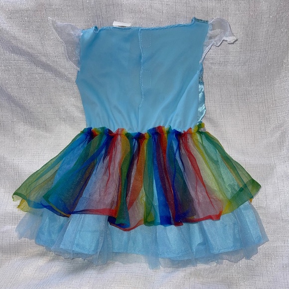 My Little Pony MLP Rainbow Dash Costume Dress w/ Matching Headband, 2T - Picture 5 of 11